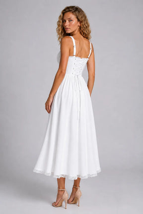Vestido Branco Midi Amélie