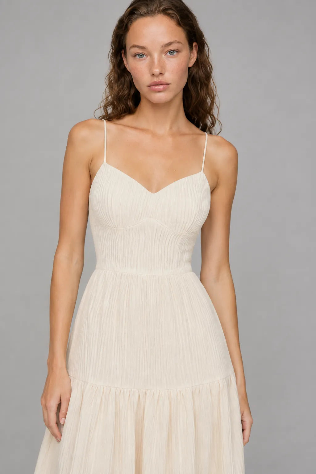 Vestido Branco Midi Aveline