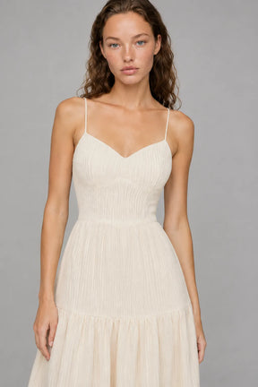 Vestido Branco Midi Aveline
