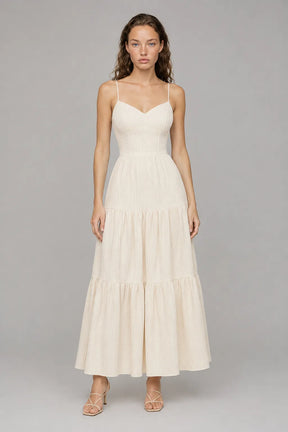 Vestido Branco Midi Aveline