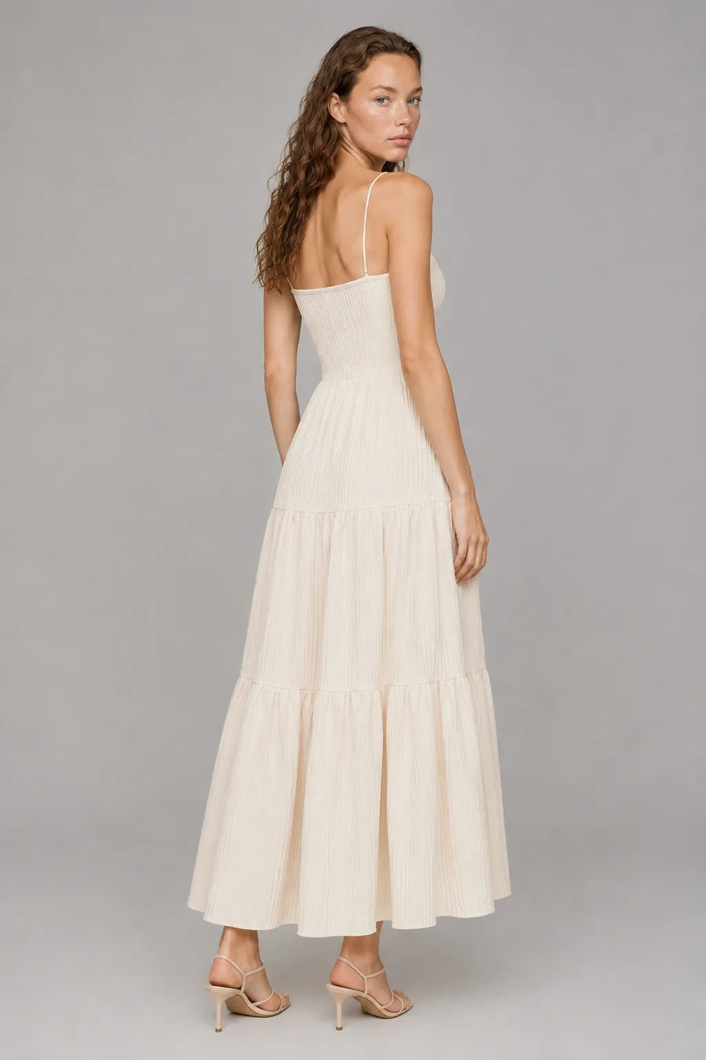 Vestido Branco Midi Aveline