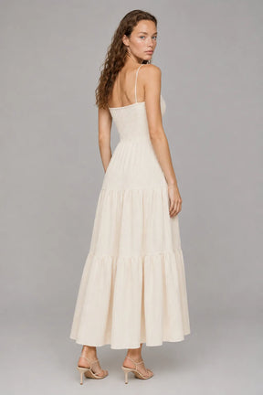 Vestido Branco Midi Aveline