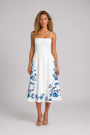 Vestido Branco Midi Colette