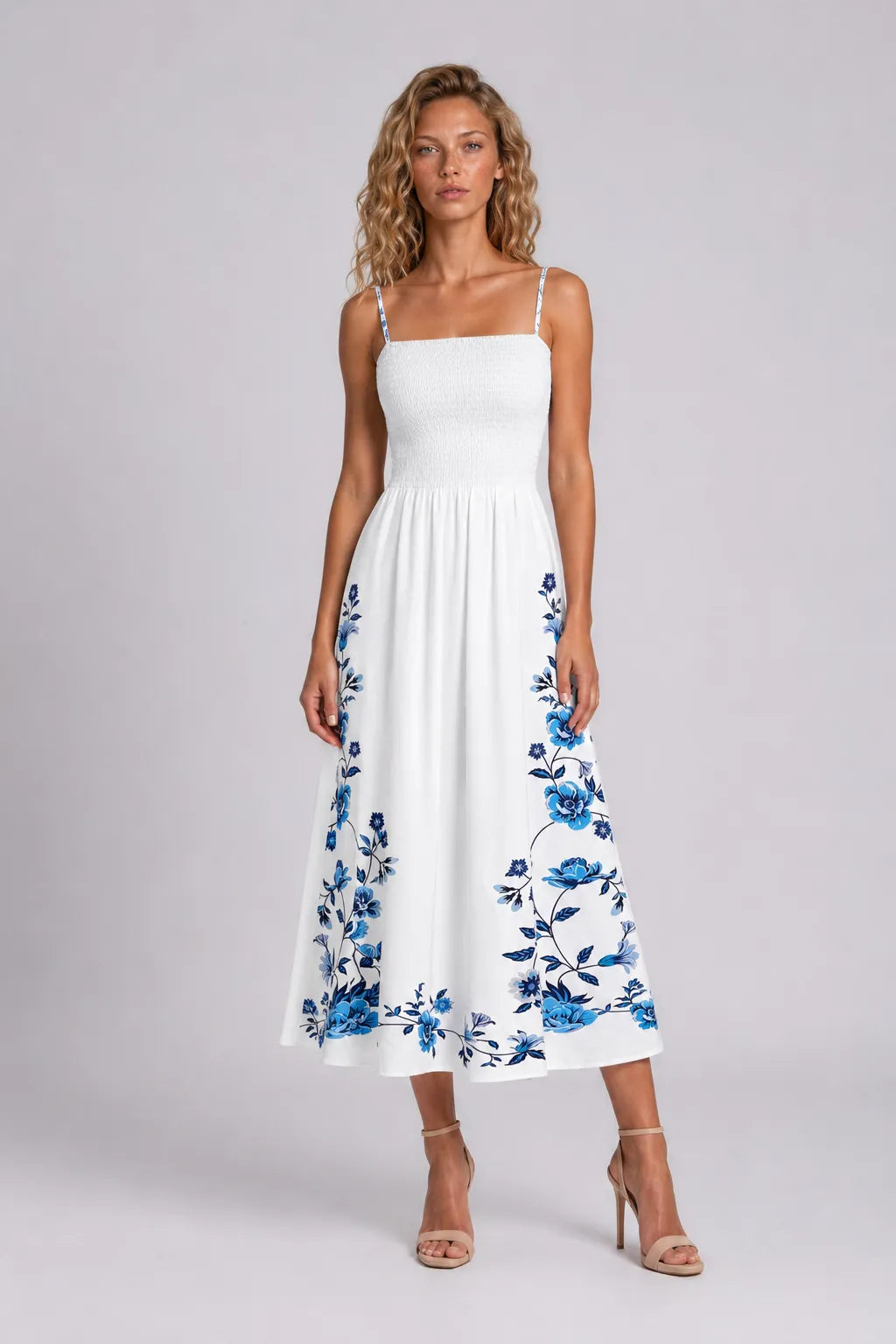Vestido Branco Midi Colette