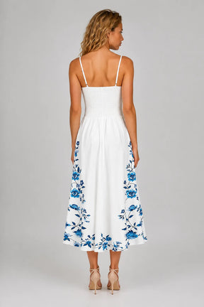Vestido Branco Midi Colette