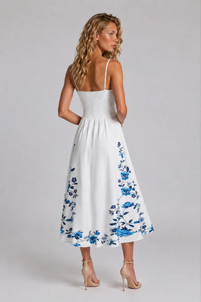 Vestido Branco Midi Colette