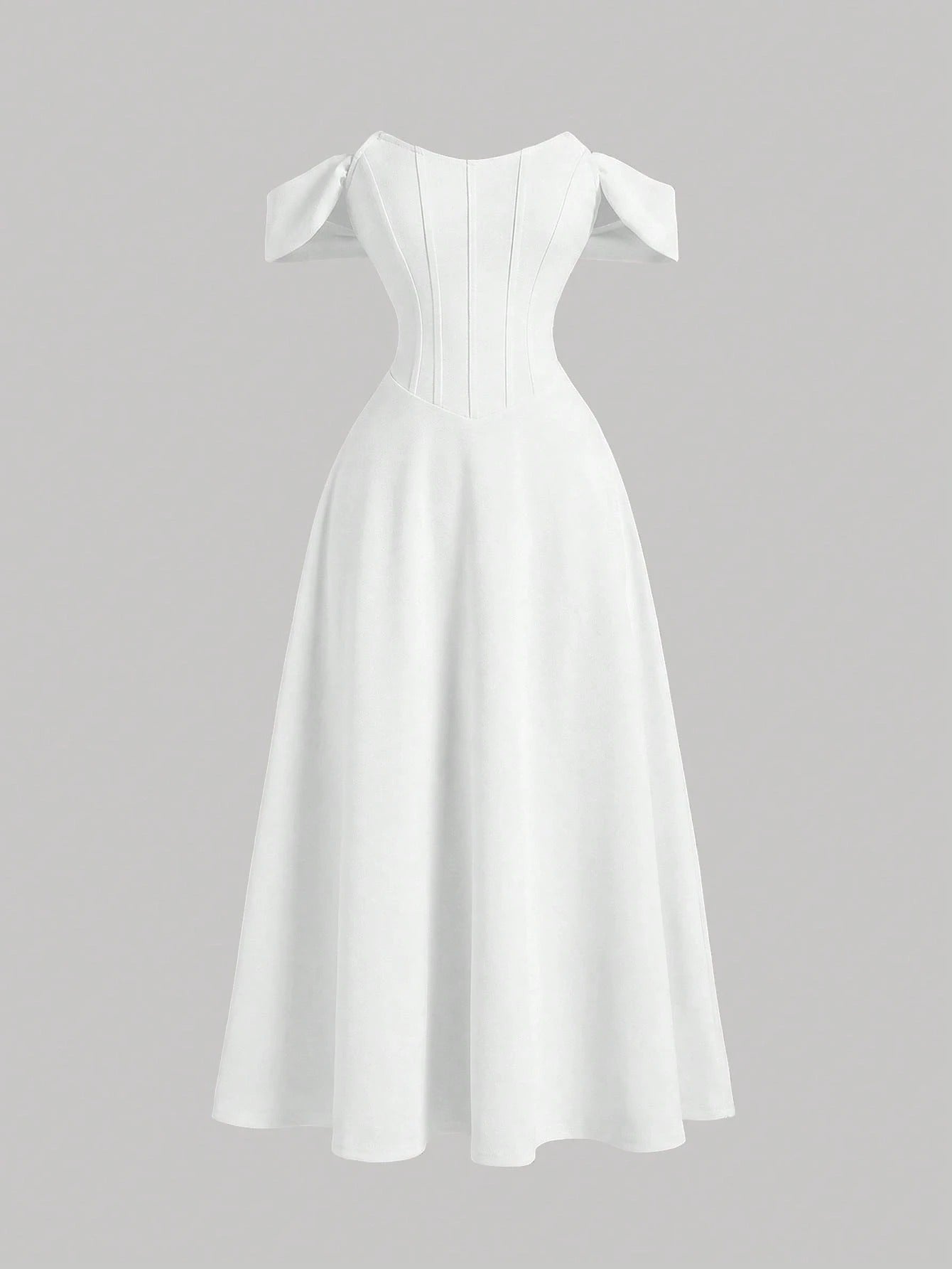 Vestido Branco Midi Delphine