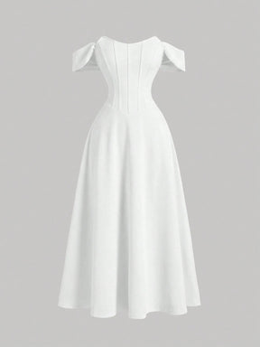 Vestido Branco Midi Delphine