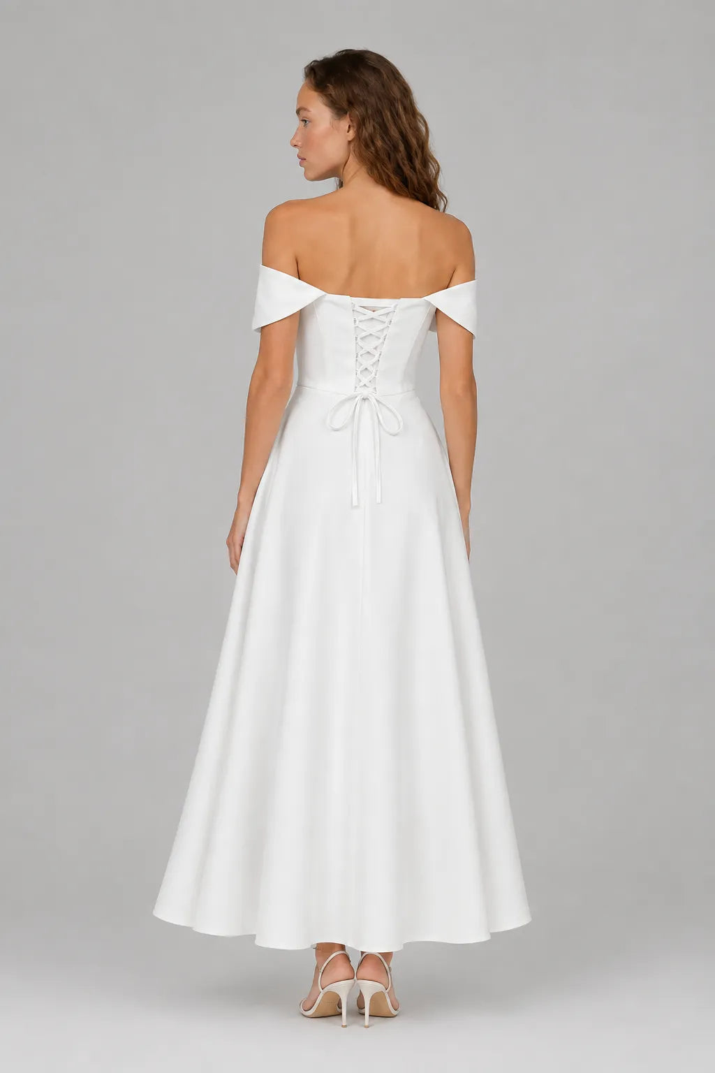 Vestido Branco Midi Delphine