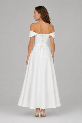 Vestido Branco Midi Delphine