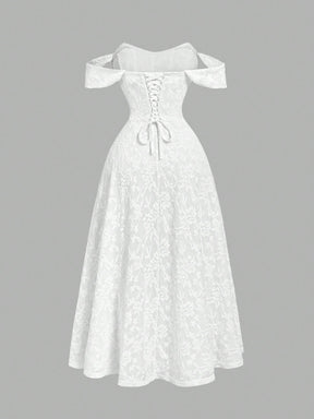 Vestido Branco Midi Lavínia