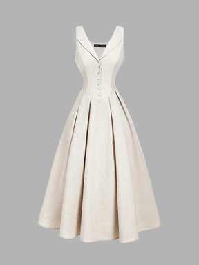 Vestido Branco Midi Margaux