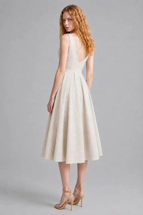Vestido Branco Midi Margaux