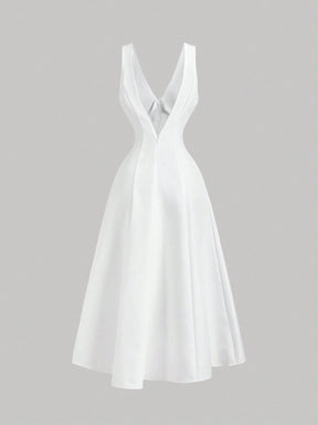 Vestido Branco Midi Seraphine