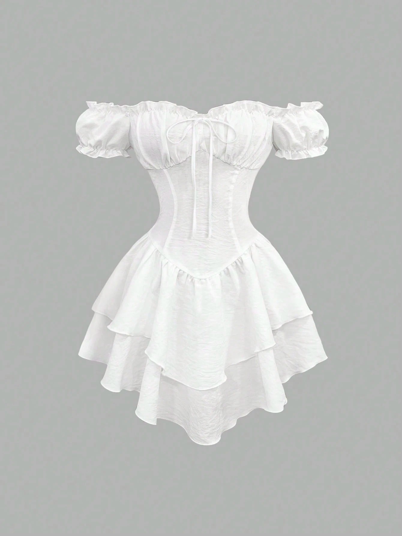Vestido Curto Branco Elowen