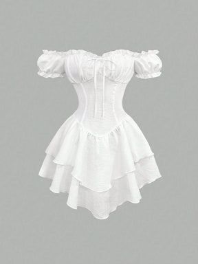 Vestido Curto Branco Elowen