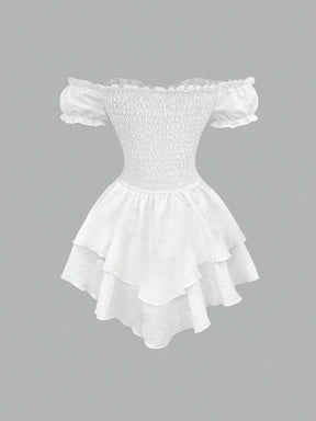 Vestido Curto Branco Elowen