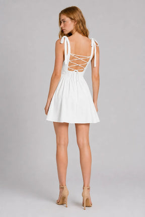 Vestido Curto Branco Samira