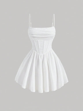 Vestido Curto Branco Yvette