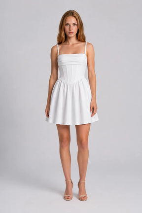 Vestido Curto Branco Yvette