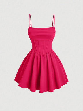 Vestido Curto Pink Celine