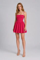 Vestido Curto Pink Celine