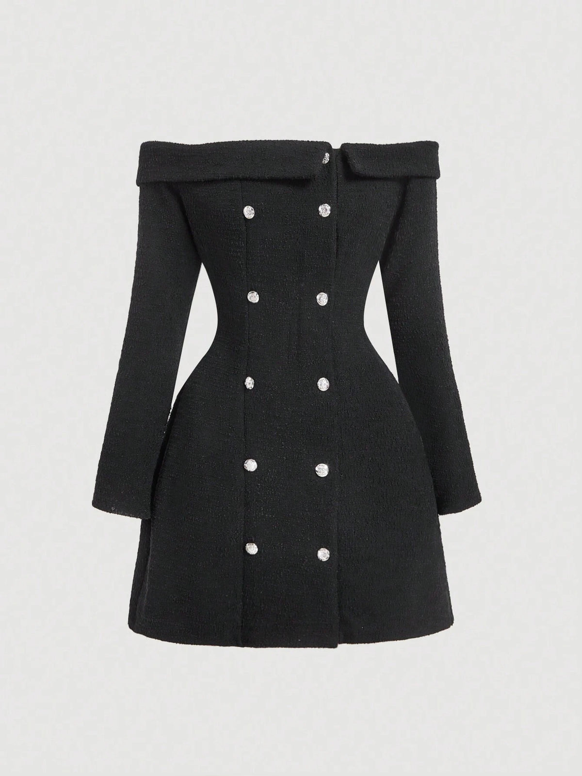 Vestido Curto Preto Celestine