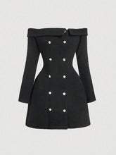 Vestido Curto Preto Celestine