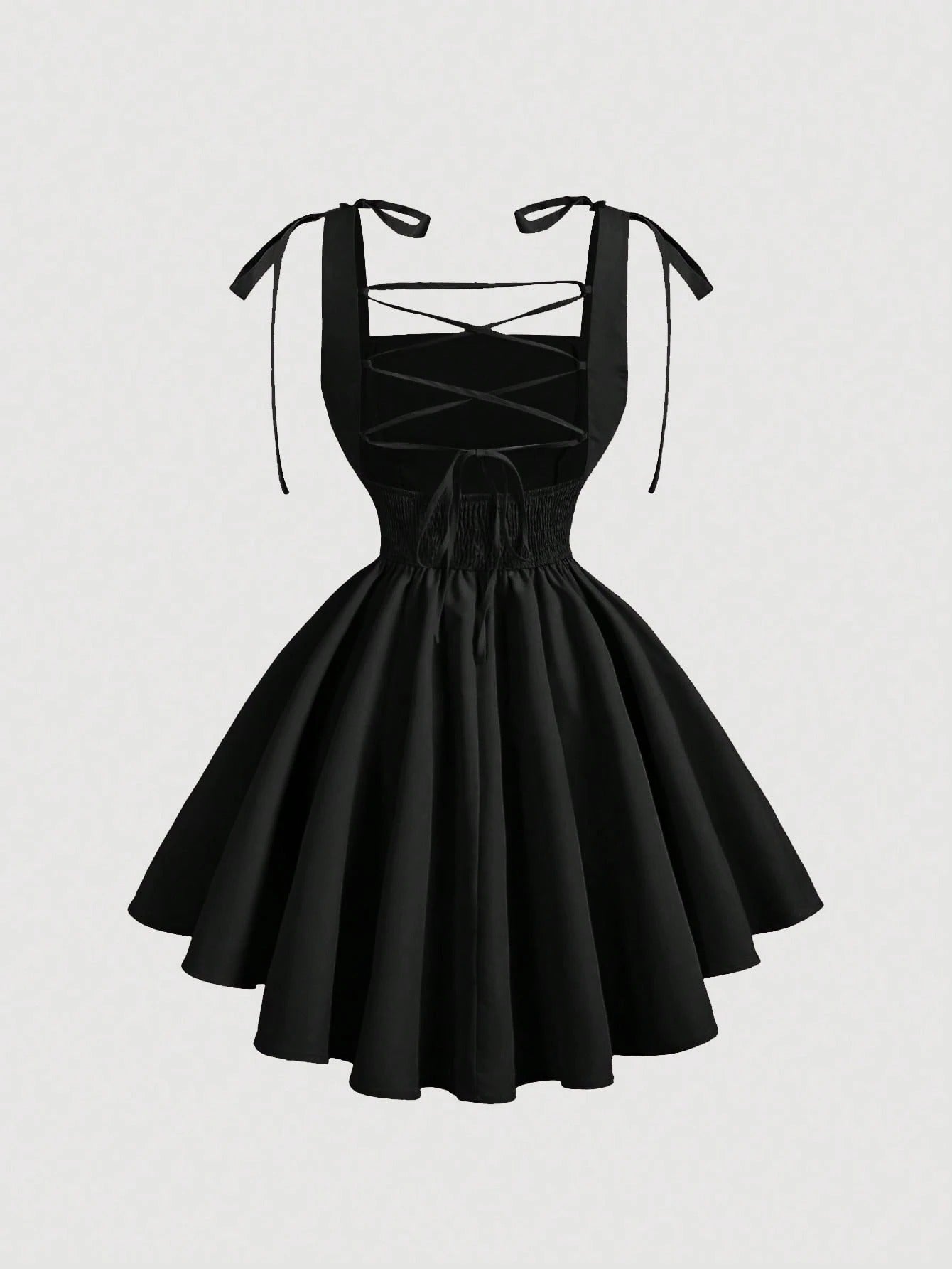 Vestido Curto Preto Verena
