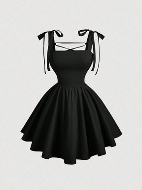 Vestido Curto Preto Verena