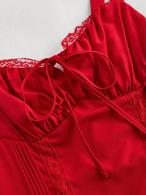 Vestido Curto Vermelho Graziela