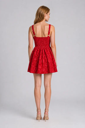 Vestido Curto Vermelho Oceane