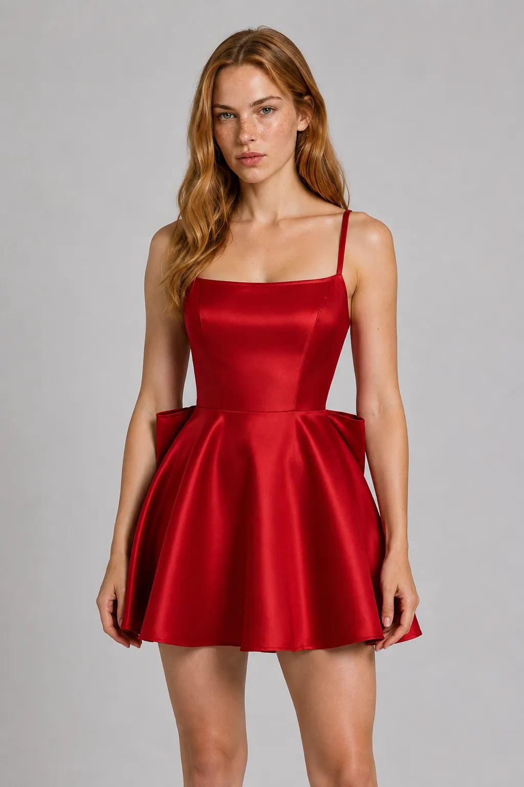 Vestido Curto Vermelho Ondine