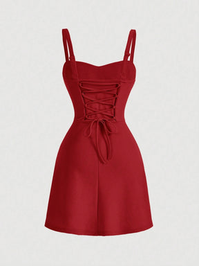 Vestido Curto Vermelho Romina