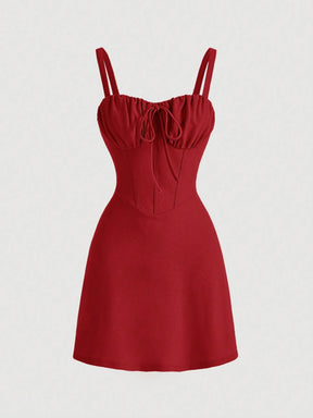 Vestido Curto Vermelho Romina