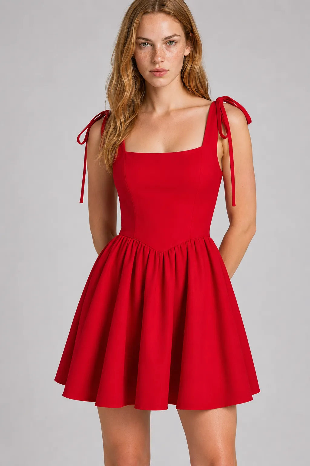Vestido Curto Vermelho Sienna