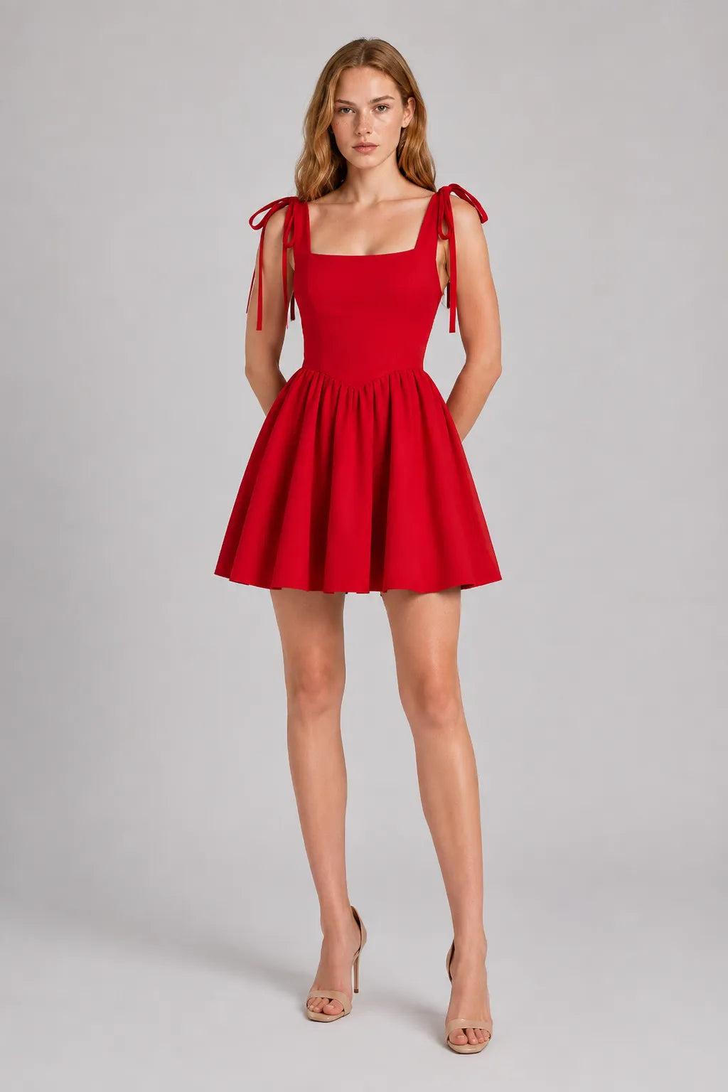Vestido Curto Vermelho Sienna