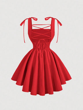 Vestido Curto Vermelho Sienna