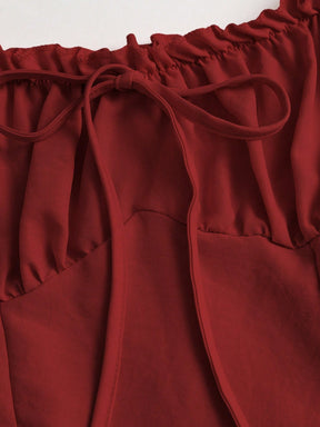 Vestido Curto Vinho Cressida