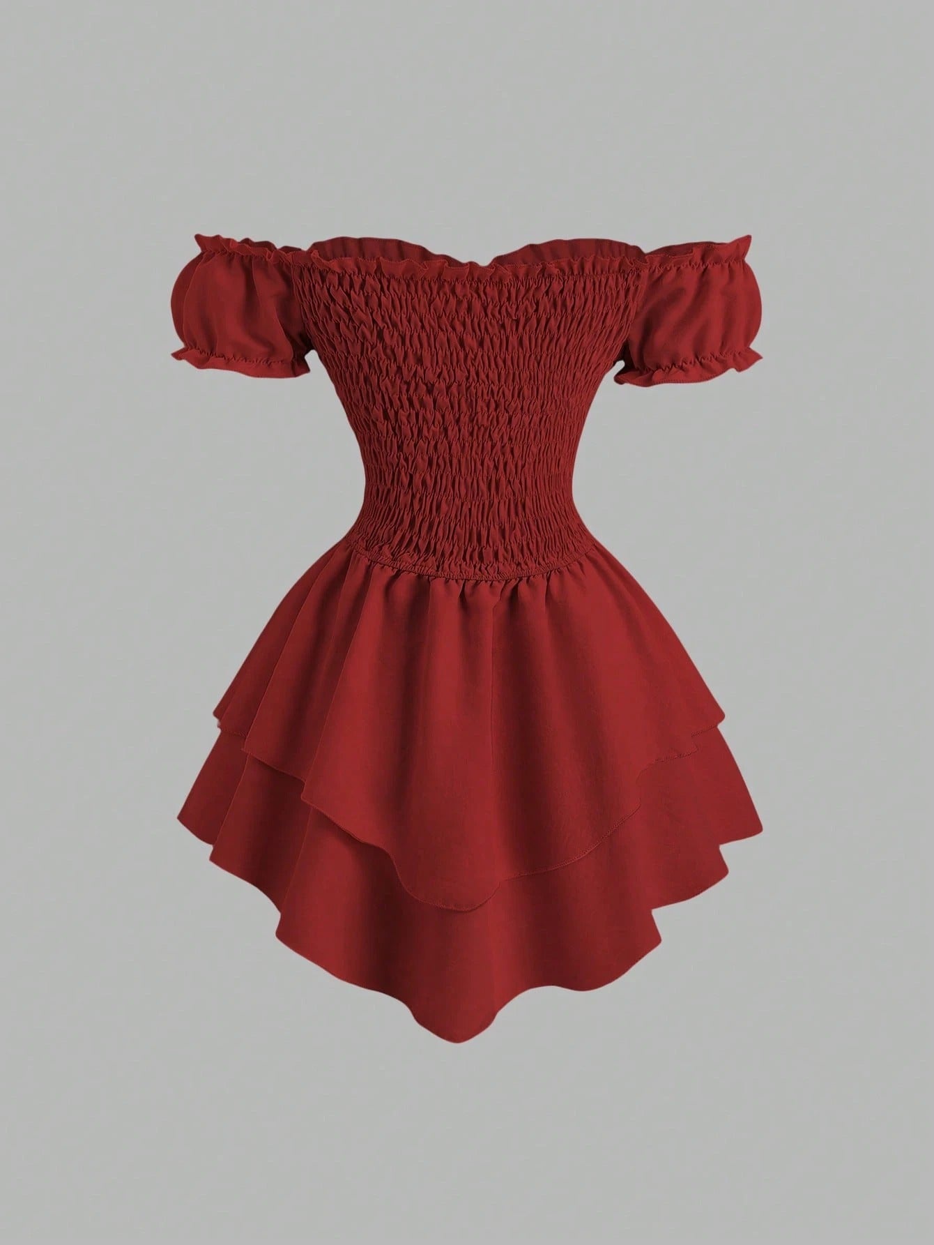 Vestido Curto Vinho Cressida