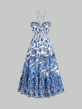 Vestido Floral Longo Ondine