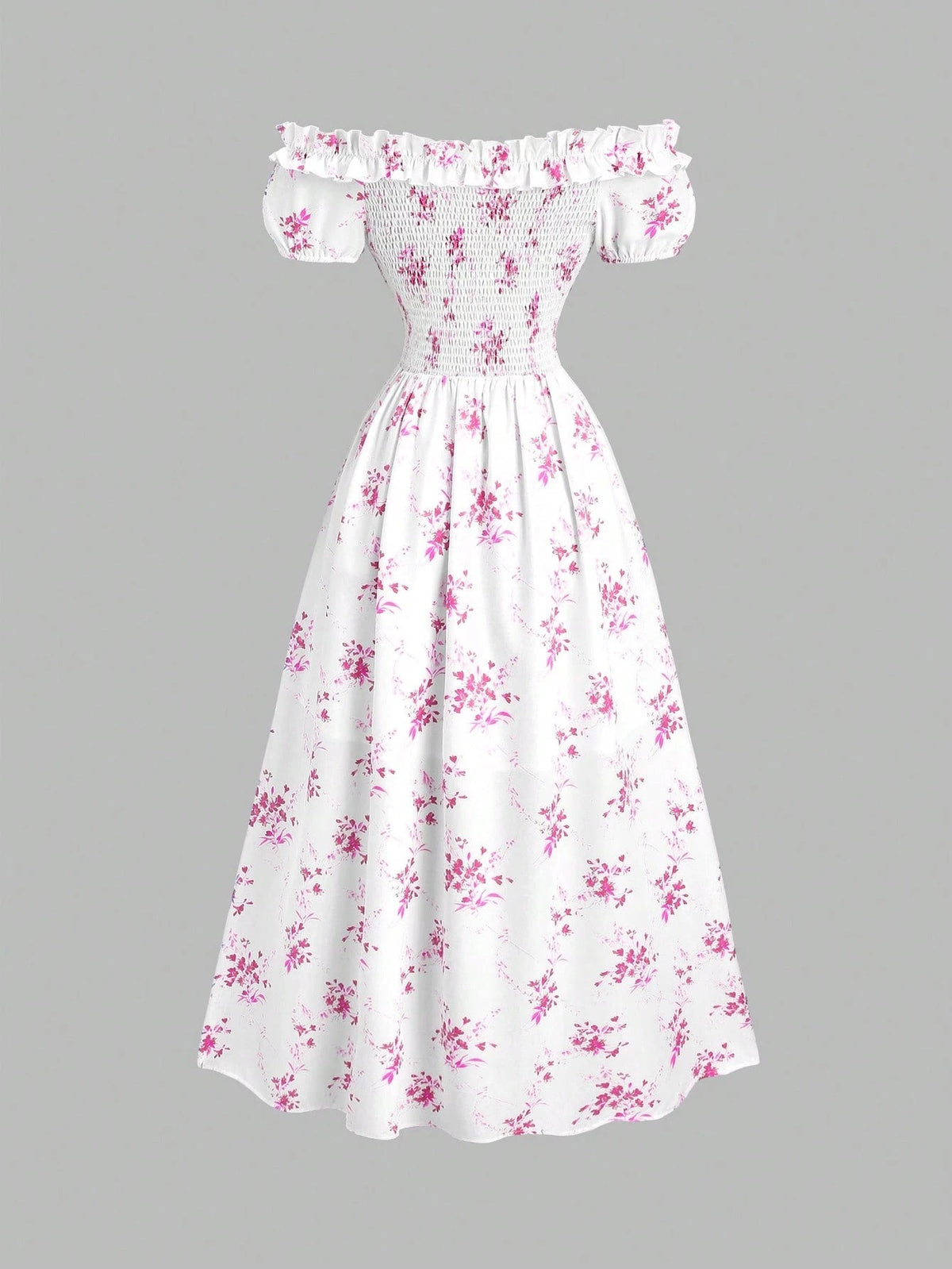 Vestido Floral Midi Avelina