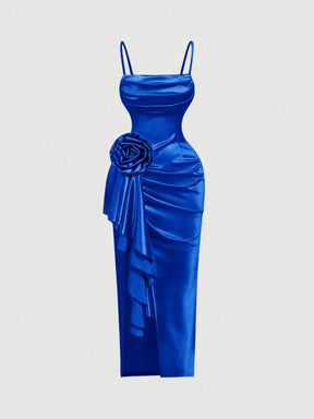 Vestido Longo Azul Royal Marcella