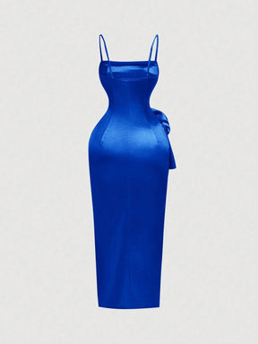 Vestido Longo Azul Royal Marcella
