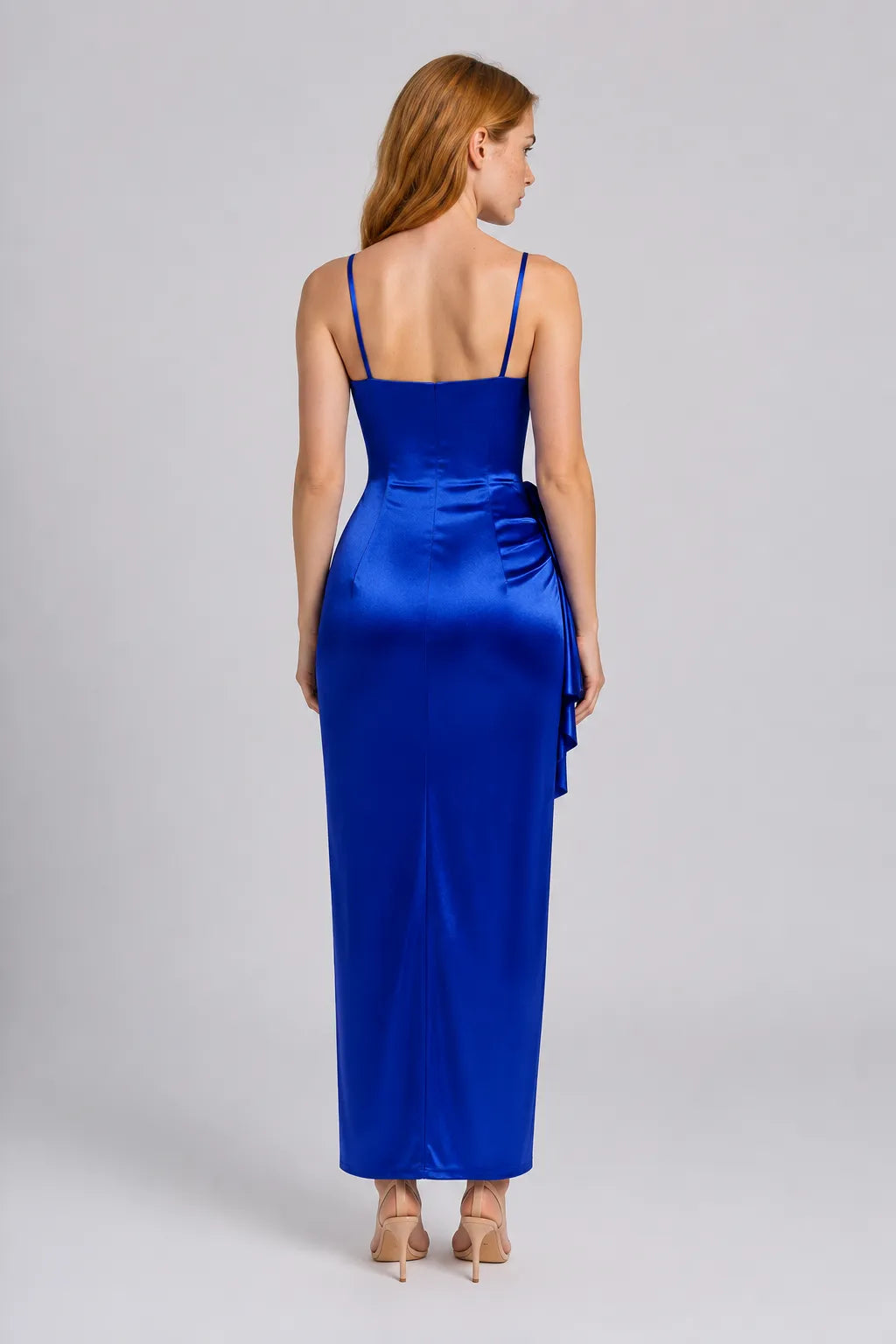 Vestido Longo Azul Royal Marcella