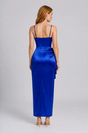 Vestido Longo Azul Royal Marcella