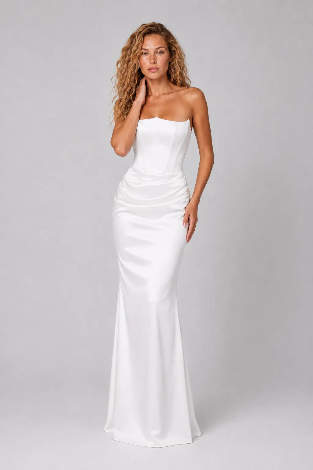 Vestido Longo Branco Arabella