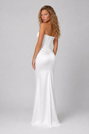 Vestido Longo Branco Arabella