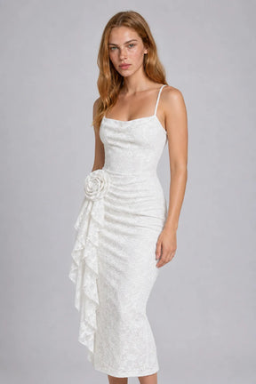 Vestido Longo Branco Calista