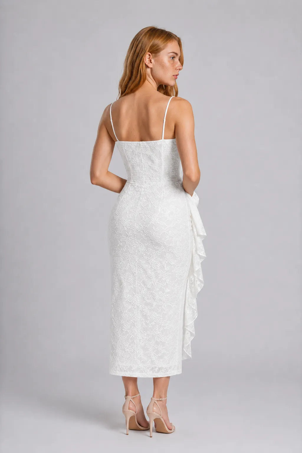 Vestido Longo Branco Calista